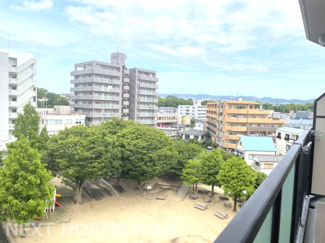 【展望】 | バルコニーからの眺望です♪周囲からの目線も気になりませんね！