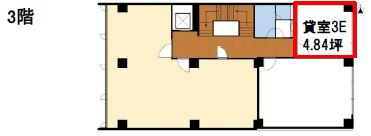 西島ビルの区画図
