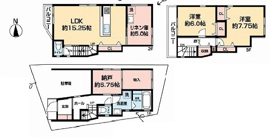 城東区野江３丁目　中古戸建②の画像