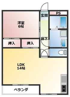 【間取り】 | HOEI21 | 1LDKにリフォームされます！！