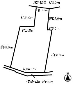 売地　蒲郡市形原町東中畑