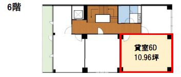 西島ビルの区画図