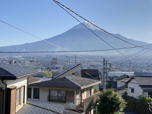 中古住宅　富士宮市野中4LDKの展望|２階の窓からの眺望です♪