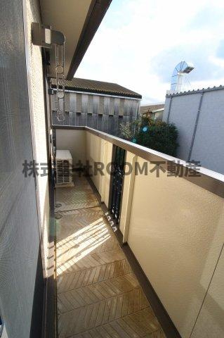 セジュール早水Ⅱのバルコニー|暖かな日差しのふりそそぐバルコニー