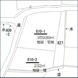 【土地図】 | 備前市吉永町吉永中土地（古家あり）