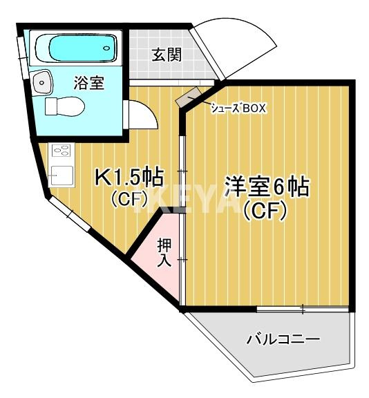 シャトー高橋の間取り