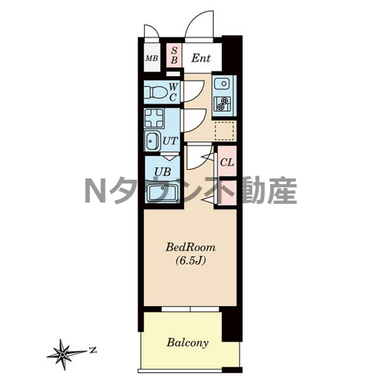 【間取り】 | CREST TAPP平安通 | 間取りです。