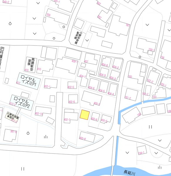 八女郡広川町久泉中古住宅の地図