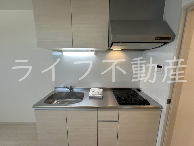 Gran　QUALIOR北巽のキッチン|コンパクトなキッチンで掃除もラクラク