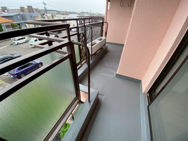 廻間公園南マンションのバルコニー