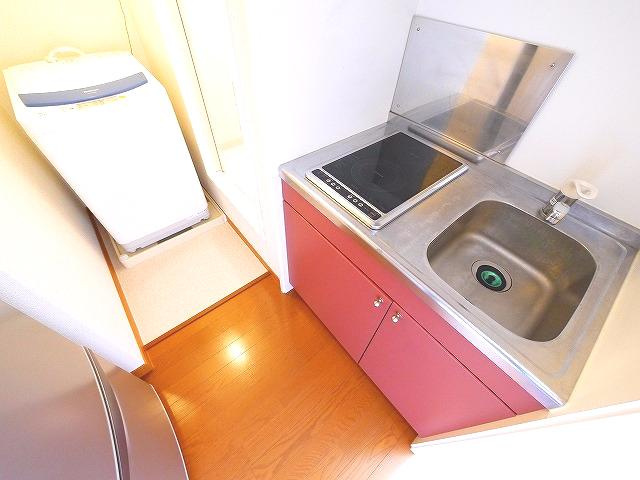 レオパレス千原Ⅱのキッチン|お料理しやすいキッチンです