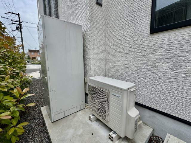 泉南市新家2期の発電・温水設備