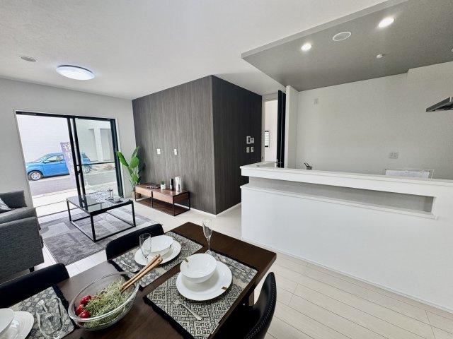 泉南市新家2期のキッチン|使い勝手の良いカウンターシステムキッチン♪
家事がはかどりそうです♪