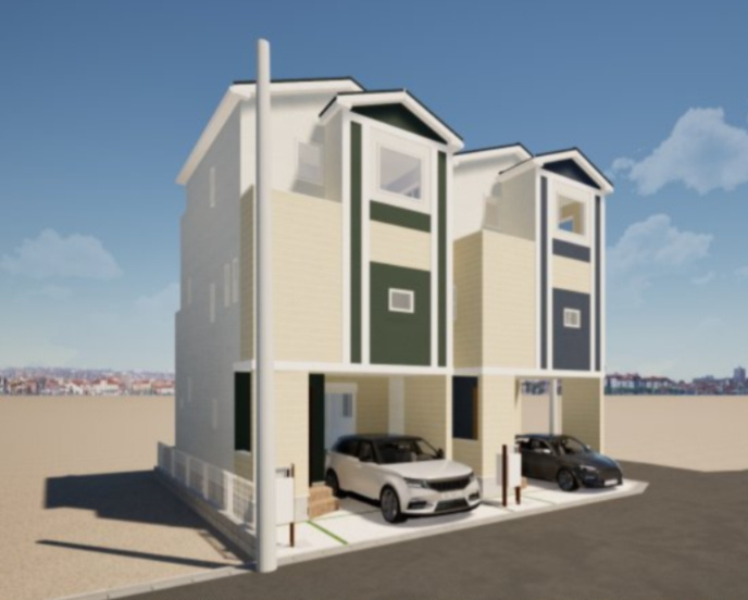 横浜市金沢区釜利谷東1丁目 新築戸建て【仲介手数料無料】の外観