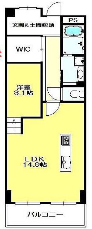 ユニハイム明石の間取り