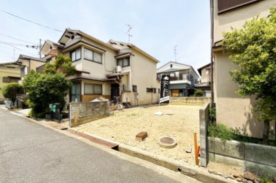 【外観】 | 城陽市平川長筬　土地　建築条件付き | （株）ゆいホームでは、ご購入・ご売却・住宅ローンなどのあらゆるご相談にお応えします。 
もちろん相談は無料です！