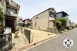 【外観】 | 城陽市平川長筬　土地　建築条件付き | 最寄り駅は、近鉄『久津川駅』徒歩10分。JR『新田駅』徒歩20分。2沿線利用可能で通勤通学に便利。