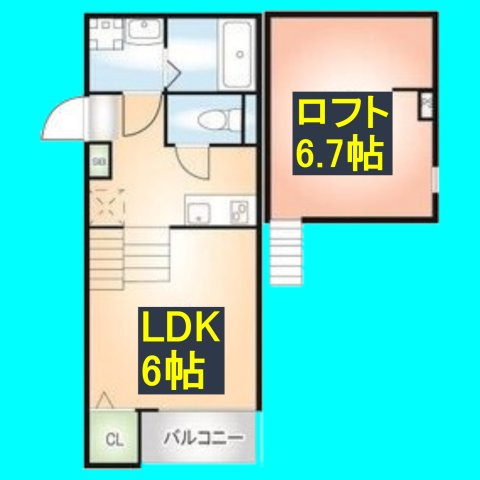 エクスクルーシヴ高畑の間取り