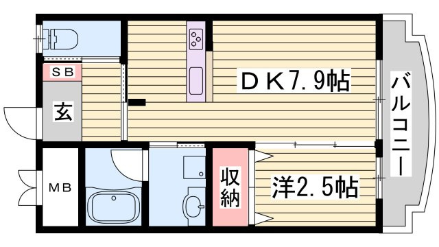 コスモコートの間取り