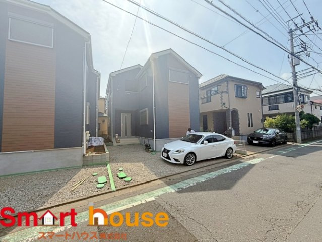 東村山市秋津町　新築5棟の前面道路含む現地写真
