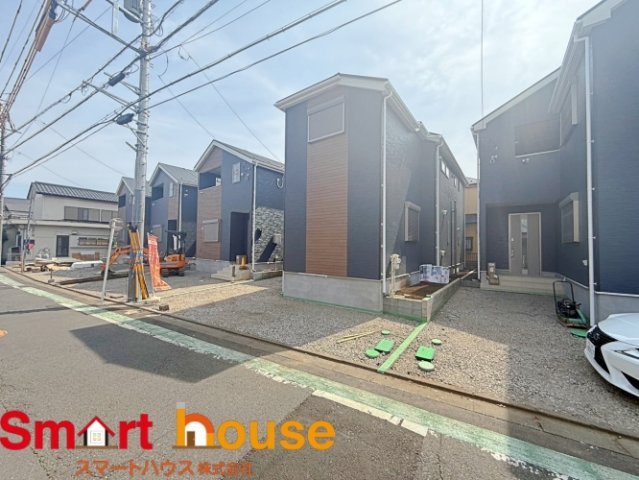 東村山市秋津町　新築5棟の前面道路含む現地写真