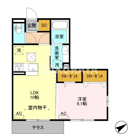 ボヌールの間取り