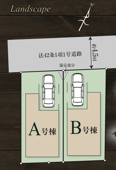【仲介手数料無料】狭山市中央１０期Ｂ号棟　狭山市の新築住宅なら西武ハウジングの区画図
