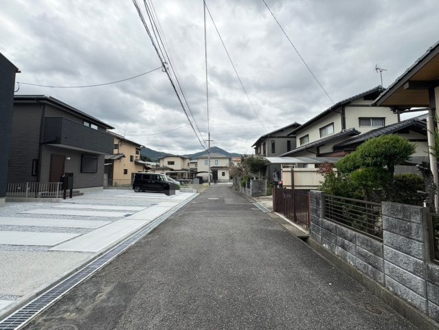 SUN COURTーサンコート－小倉南区中貫2丁目【小倉南区　新築戸建て】の前面道路含む現地写真|貫小、田原中まで徒歩20分以内♪【小倉南区　新築戸建て】