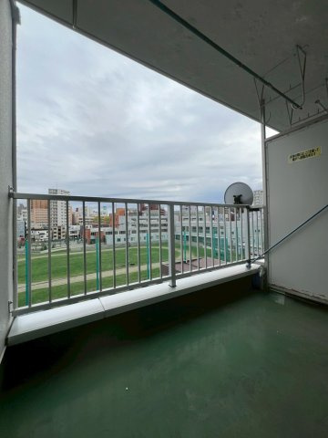 はまなすコーポのバルコニー|南東側のバルコニー！