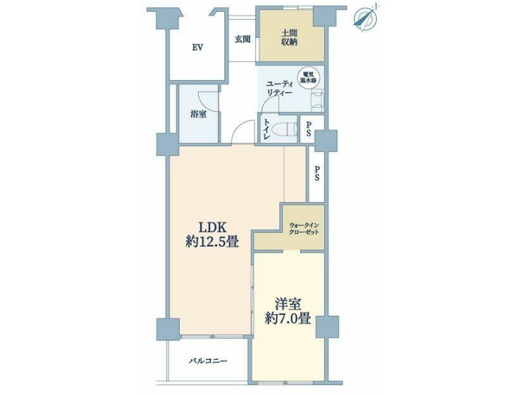 はまなすコーポの間取り