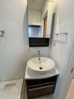 Glanz大島WESTの洗面所