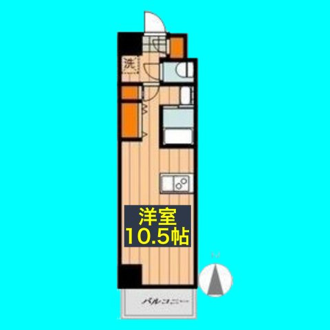 エルミタージュ名駅西の間取り