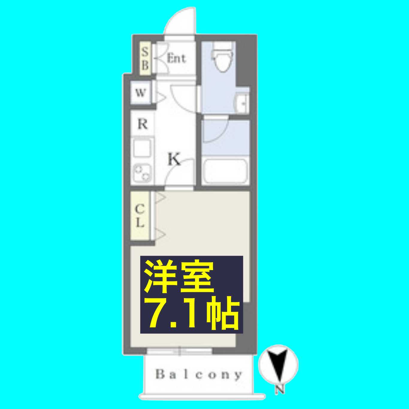 カレント今池の間取り