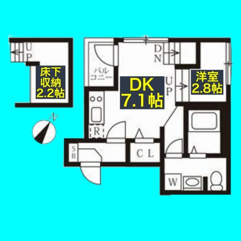 ハーモニーテラス木之免町の間取り