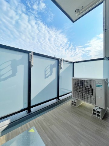 E-city大須のバルコニー