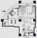 ★仲介手数料半額★西戸山タワーホムズセントラルタワー（スカイツリーが望める、眺望良好・角住戸）の画像