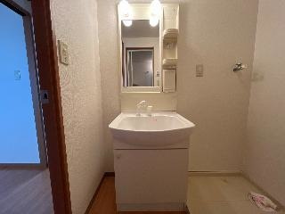 グリーン　ラティールの洗面所|広い洗面スペースです★