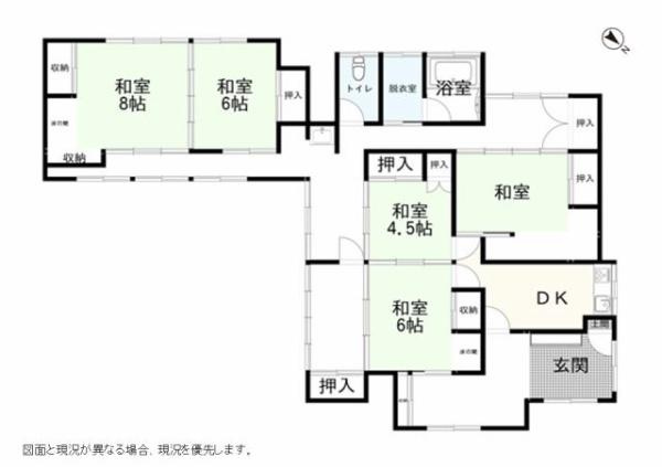 【間取り】 | 上後藤4丁目5DK　戸建て