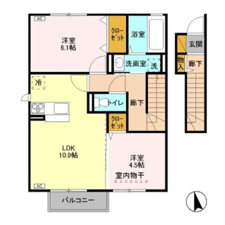 【間取り】 | フィオーレ　弐番館