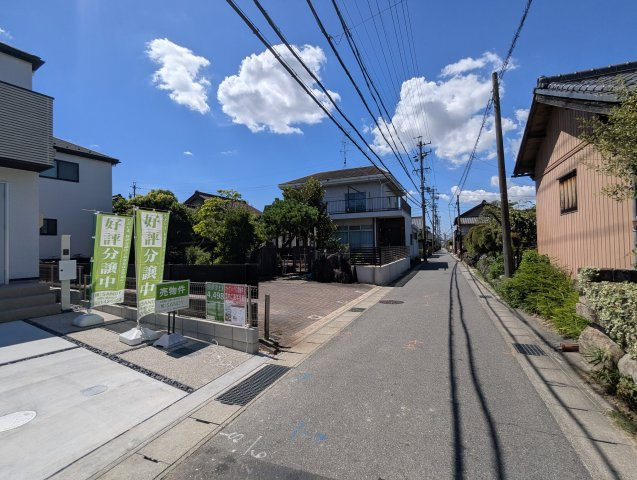 名古屋市緑区大高町3期の前面道路含む現地写真