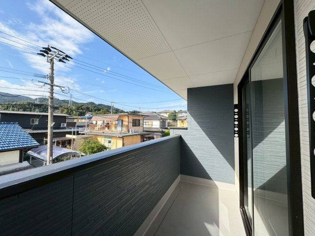  For.M Iーフォルムー小倉南区上貫2丁目4期　【小倉南区　新築戸建て】のバルコニー|日当たり良好なバルコニー♪