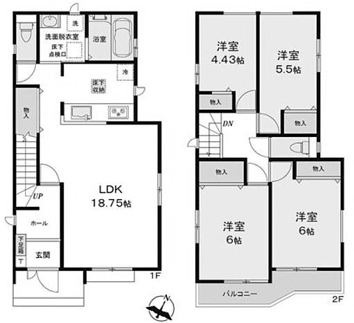 【間取り】 | 綾瀬市深谷中1丁目 新築戸建 全3棟