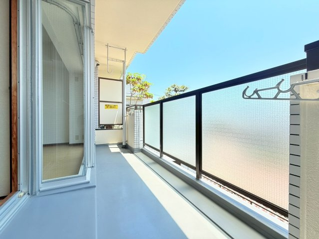 アビタシオン中津のバルコニー