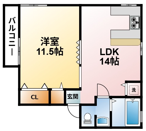 GARDEN　HOUSE東金の間取り