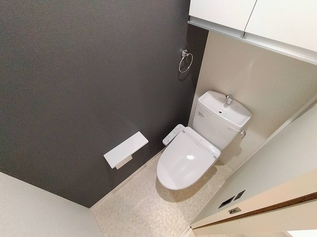 神戸市須磨区妙法寺字道正川のアパートのトイレ|ウォシュレット付