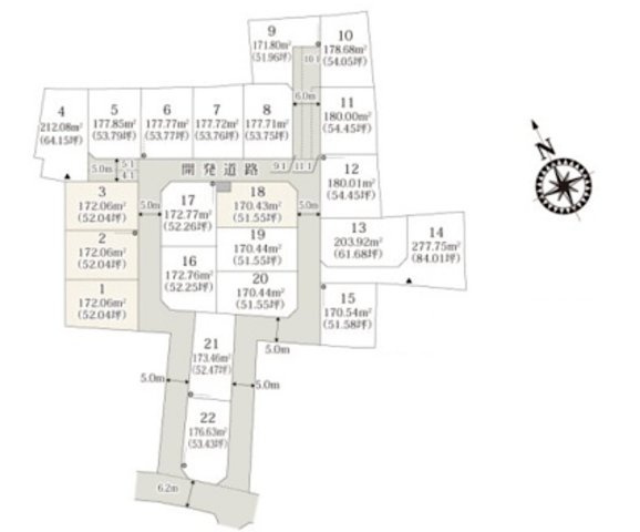 【区画図】 | 本庄市小島6丁目　新築戸建　4号棟