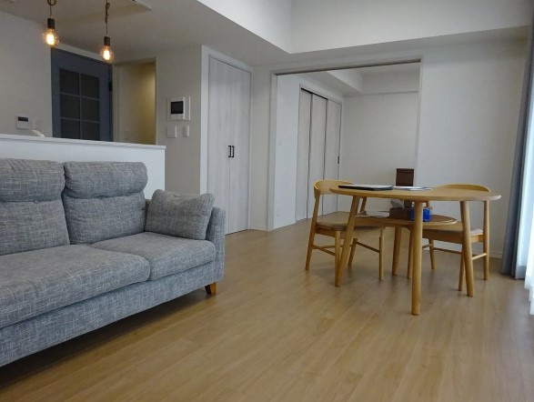 クレッセント武蔵小杉グランデイズ壱番館の洋室|LDKと洋室6帖の間は可動間仕切りになっています