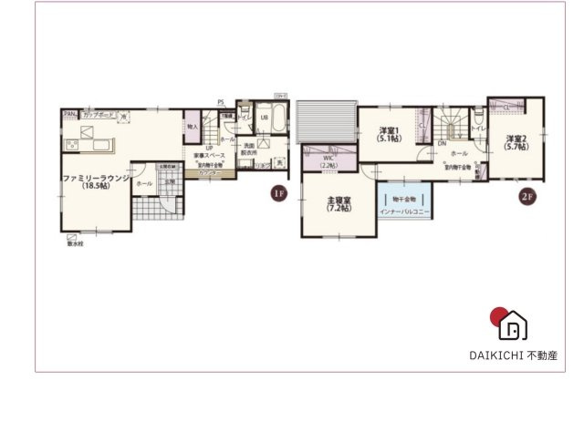 【間取り】 | 本庄市小島6丁目　新築戸建　全22区画　9号棟 | 9号棟
