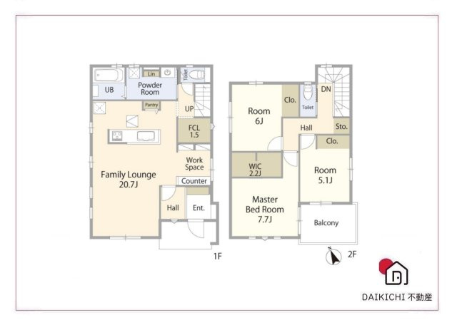 【間取り】 | 本庄市小島6丁目　新築戸建　21号棟 | 21号棟