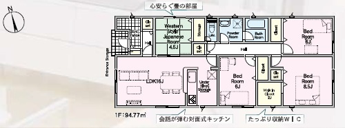 西尾市一色町松木島第6　新築分譲住宅　全9棟　1号棟